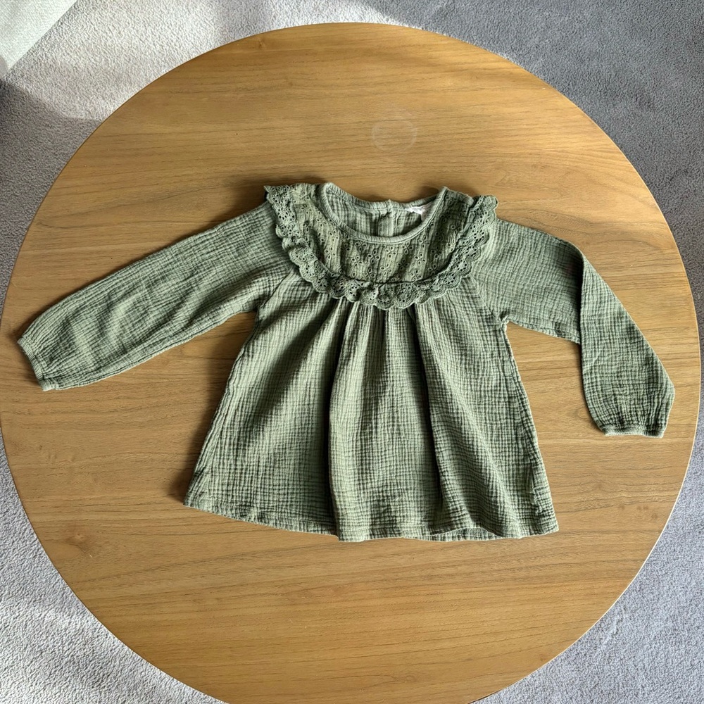 Jessica Simpson Kids Waffle Long Sleeve Top